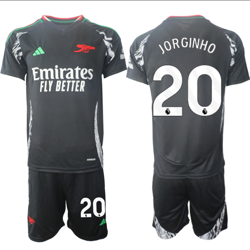 Men 2024-2025 Club Arsenal away Black #20 Soccer Jersey